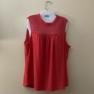 Daniel Rainn XL cute pink tank blouse!